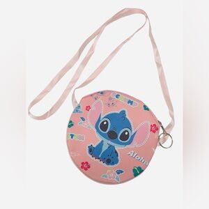 Kids Cartoon Character Pink Crossbody Bag